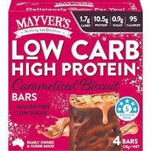 Mayver's Low Carb High Protein Bars Caramelised Biscuit 4 pack