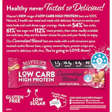 Mayver's Low Carb High Protein Bars Caramelised Biscuit 4 pack