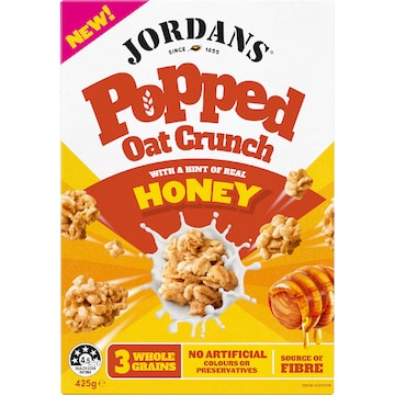 Jordans Popped Oat Crunch Honey 425g