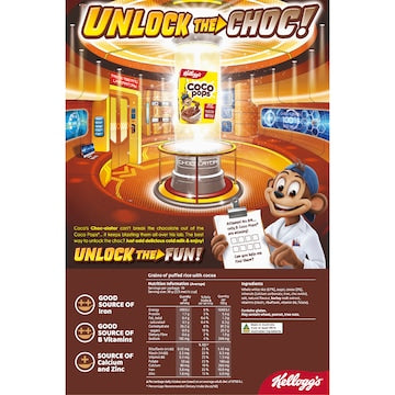 Kellogg's Coco Pops Chocolatey Breakfast Cereal 320g