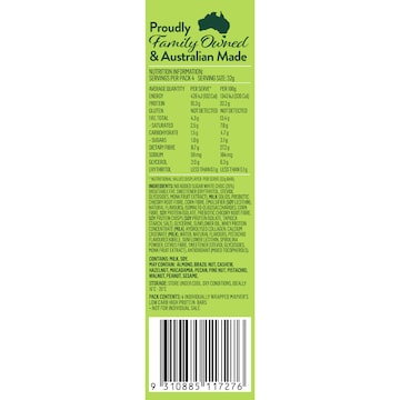 Mayver's Low Carb High Protein Bars Pistachio Cream 4 pack