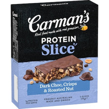 Carman's Protein Slice Bar Dark Choc Crisp & Roasted Nut 5 pack