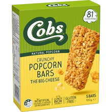 Cobs Crunchy Popcorn Bars Cheese 100g