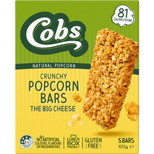 Cobs Crunchy Popcorn Bars Cheese 100g
