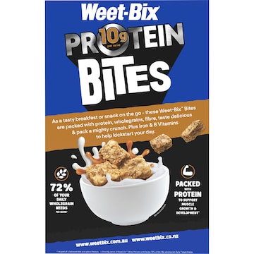 Weet-Bix Protein Bites Caramel Crunch Breakfast Cereal 510g