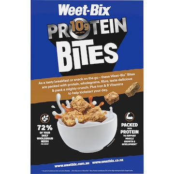 Weet-Bix Protein Bites Caramel Crunch Breakfast Cereal 510g