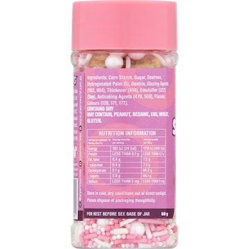 Piper's Edible Sprinkles Disney Princess 60g