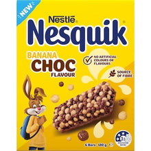 Nesquik Cereal Bar Banana Choc 6 pack