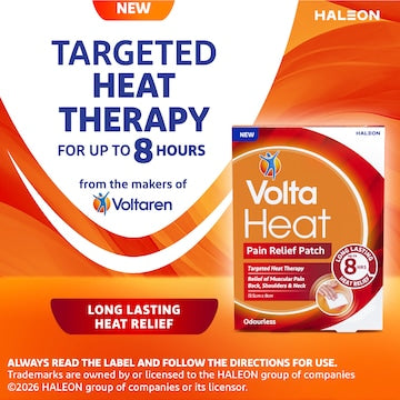 Volta Heat Pain Relief Patches 2 pack