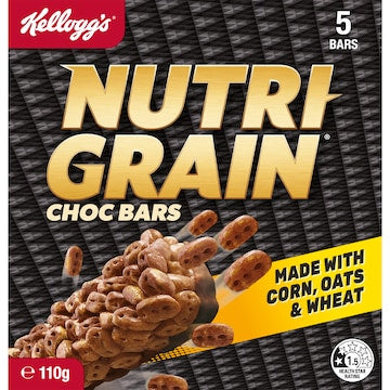 Kellogg's Nutri Grain Choc Bars 5 pack