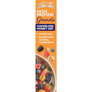 Mayver's High Protein Granola Caramelised Honey Oat 400g