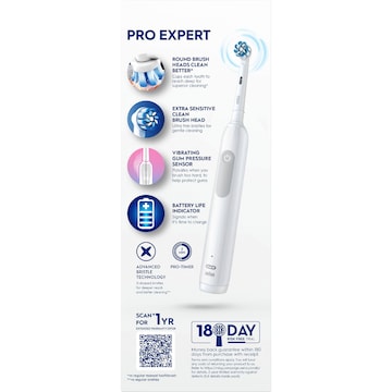 Oral-B Pro Expert Rechargeable Toothbrush White each