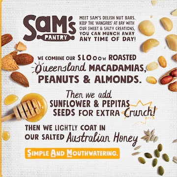 Sam's Pantry Nut Bar Honey Salted Macadamia & Almonds 5 pack