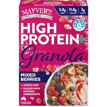 Mayver's High Protein Granola Mixed Berries 400g