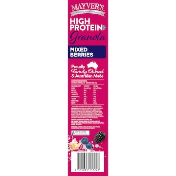 Mayver's High Protein Granola Mixed Berries 400g