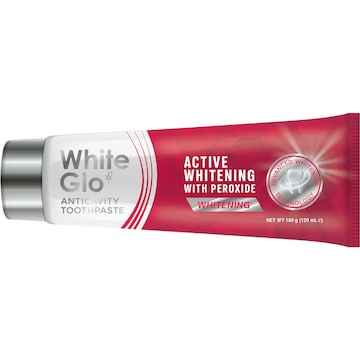White Glo Toothpaste Advantage Active Whitening With Peroxide 180g