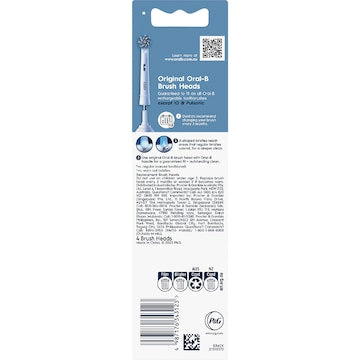 Oral-B Sensitive Clean Replacement Tooth Brush Heads 4 pack