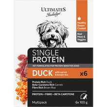 Ultimates Indulge Wet Dog Food Duck With Carrot & Brown Rice 100g x 6 pack