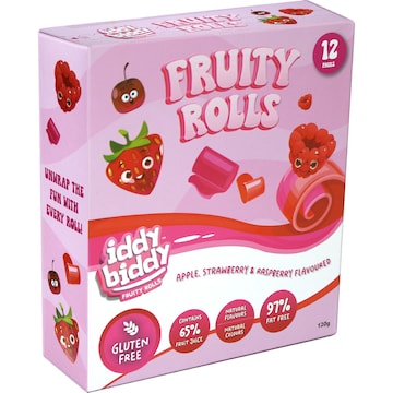 Fruit Juice Rolls - Apple, Strawberry & Raspberry (12 Pack)