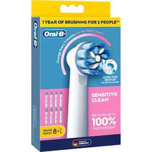 Oral-B Sensitive Clean Replacement Tooth Brush Heads 8 pack