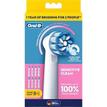 Oral-B Sensitive Clean Replacement Tooth Brush Heads 8 pack