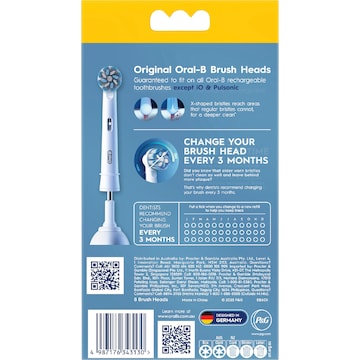 Oral-B Sensitive Clean Replacement Tooth Brush Heads 8 pack