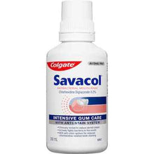 Colgate Savacol Mouth Wash Anti Stain Antibacterial Mint Rinse 300mL