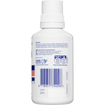 Colgate Savacol Mouth Wash Anti Stain Antibacterial Mint Rinse 300mL