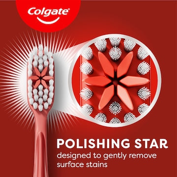 Colgate Toothbrush Brilliant Star White Medium 3 pack