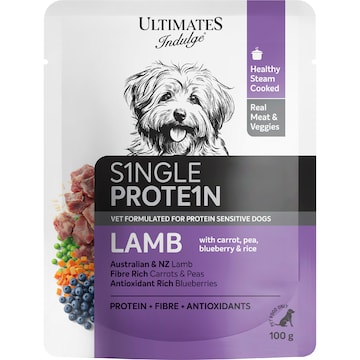 Ultimates Indulge Wet Dog Food Single Protein Lamb 100g
