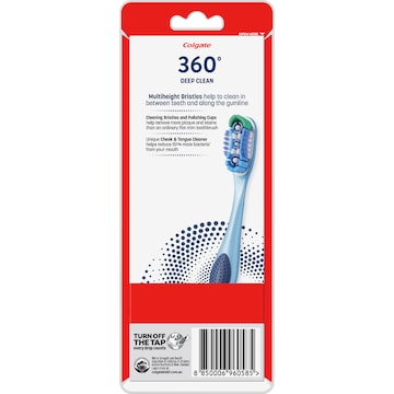 Colgate Toothbrush 360 Deep Clean Soft 4 pack