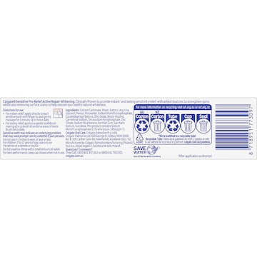 Colgate Toothpaste Sensitive Pro Relief Active Repair Gum 110g