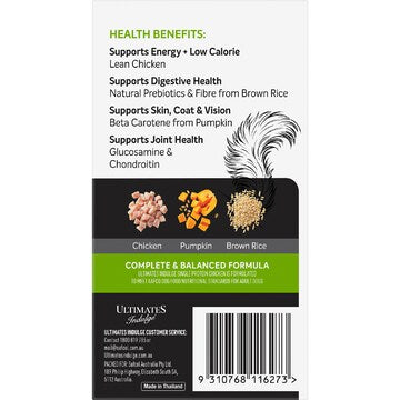 Ultimates Indulge Wet Dog Food Single Protein Chicken Multipack 100g x 6 pack