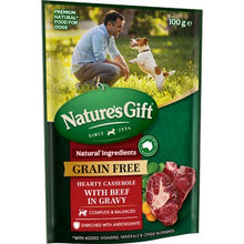 Nature's Gift Wet Dog Food Hearty Casserole In Gravy With Beef 100g