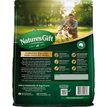 Nature's Gift Grain Free Adult Dry Dog Food With Wild Game 6.5kg