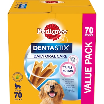 Pedigree Dentastix Dental Dog Treats Value Pack 70 pack