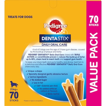Pedigree Dentastix Dental Dog Treats Value Pack 70 pack