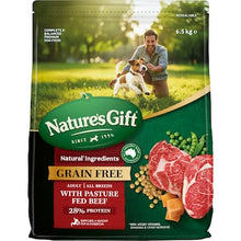Nature's Gift Grain Free Adult Dry Dog Food With Pasture Fed Beef 6.5kg