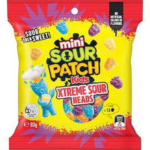 Sour Patch Kids Mini Xtreme Sour Heads Lollies 80g