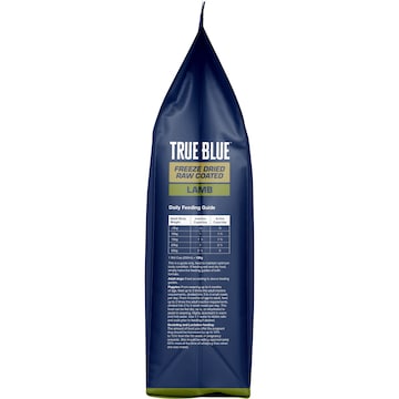 True Blue Freeze Dry Raw Coated Dry Dog Food Grain Free With Lamb 2.5kg