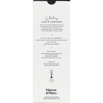 Maison & Muse Reed Diffuser Guava & Elderflower Whitney 140mL