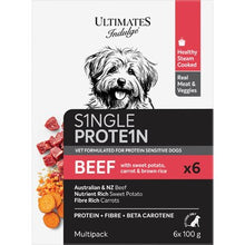 Ultimates Indulge Wet Dog Food Single Protein Beef Multipack 100g x 6 pack