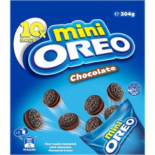 Oreo Mini Cookies Chocolate Bags 10 pack 204g