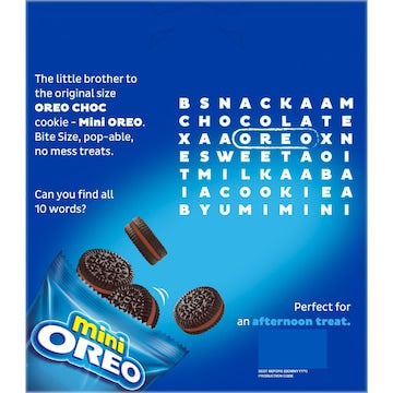 Oreo Mini Cookies Chocolate Bags 10 pack 204g