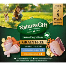 Nature's Gift Jelly Combo Wet Dog Food With Chicken & Duck 100g x 8 pack