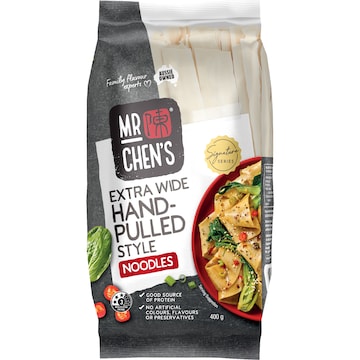 Mr Chen's Extra Wide Hand-Pulled Noodles 400g