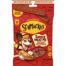 Schmackos Strapz Dog Treats Saucy Meat Pie 180g