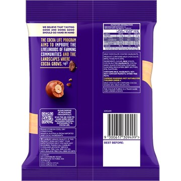 Cadbury Dairy Milk Chocolate Balls Hazelnut 130g