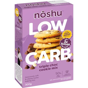 Noshu Low Carb Cookie Mix Triple Choc 300g