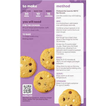 Noshu Low Carb Cookie Mix Triple Choc 300g